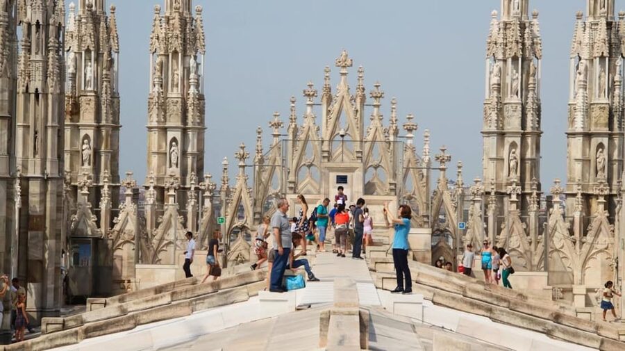 Milan: Cathedral and Terraces Guided Tour with Tickets - Starting beneath Milan’s grand glass roof