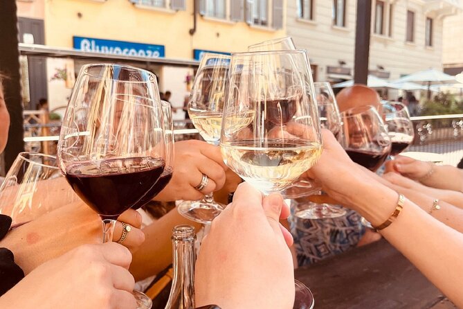 Milan Gourmet Tour: A Premium Tasting Experience by Do Eat Better - Corso Garibaldi: cured meats, cheese, and a glass of wine