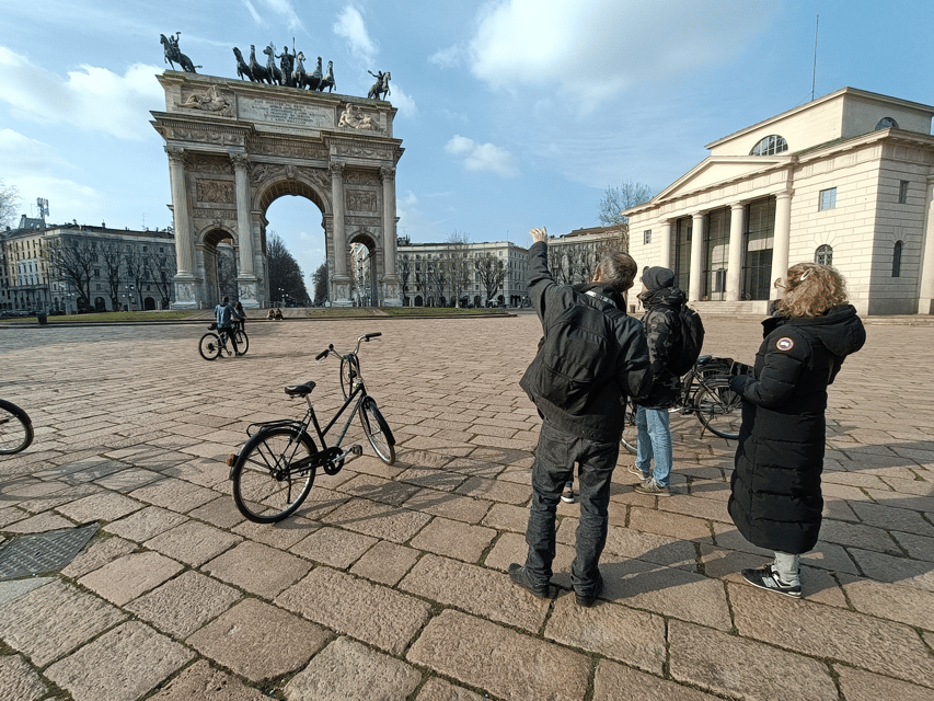 Milan: Guided Bike Tour - Starting at Sforza Castle and Arco della Pace