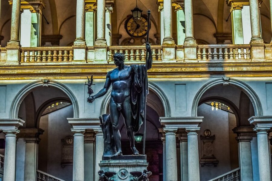 Milan: Pinacoteca Art Gallery and Brera District Guided Tour - Caravaggio, Raffaello, and the art of choosing highlights