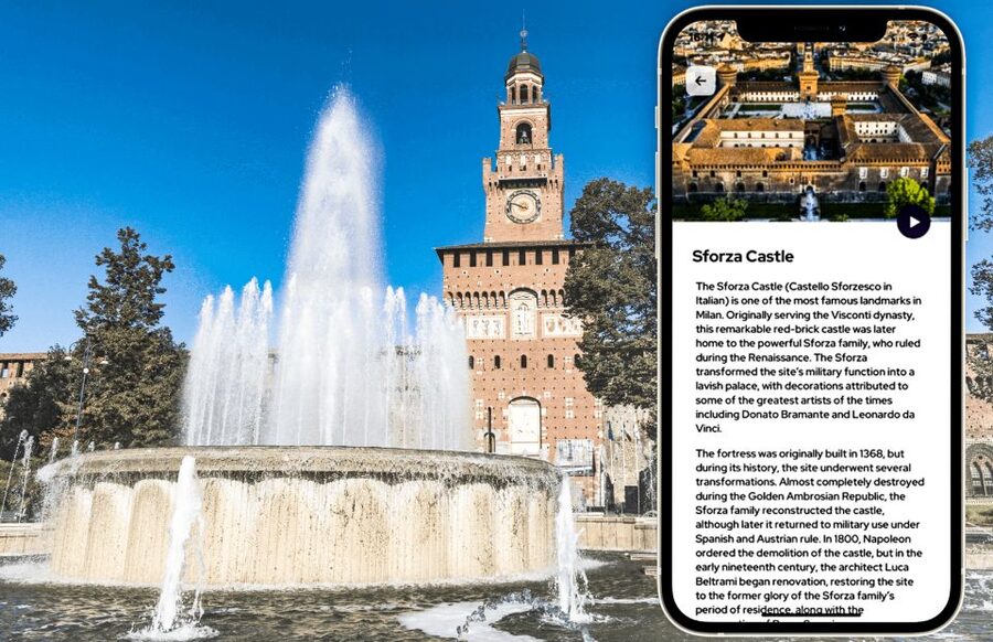 Milan: Sforza Castle Entry Ticket with Digital Audio Guide - Collecting your ticket at Piazza Castello 1