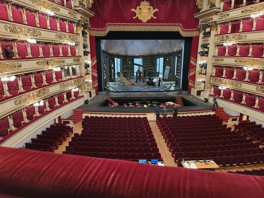 Milan: Skip-the-Line La Scala Museum Tour + Hop On Hop Off - The box view into La Scala