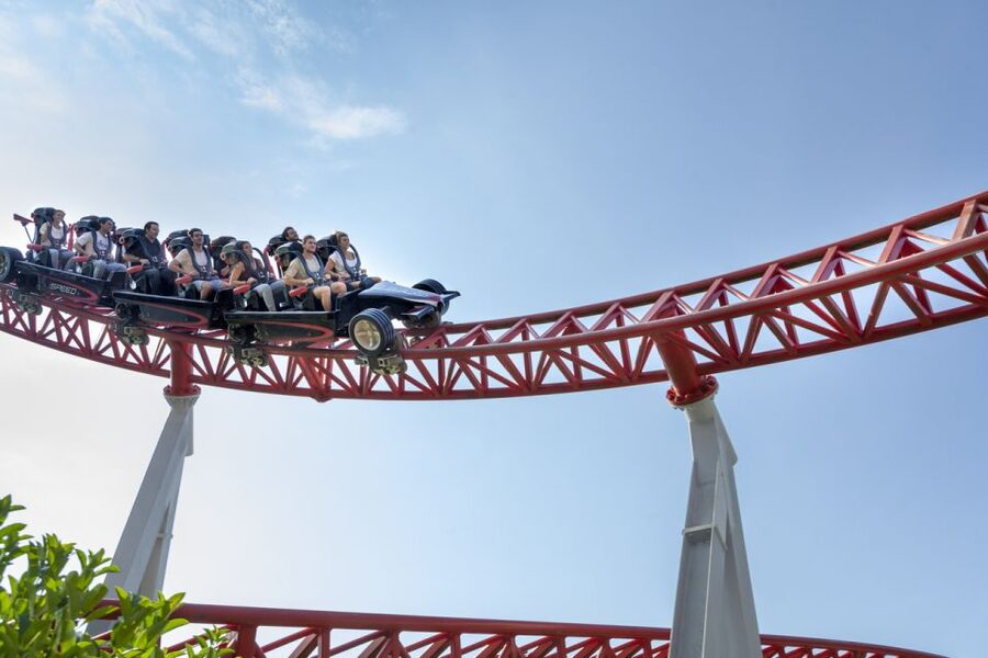 Mirabilandia Amusement Park: 1-Day Entry Ticket - The Hot Wheels City stunt show breaks up the queues