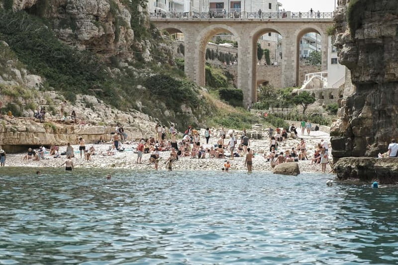 Monopoli: 2.5 Hour Boat Tour to the Polignano a Mare Caves - The caves from the boat: Grotta degli Innamorati and Grotta delle Monache
