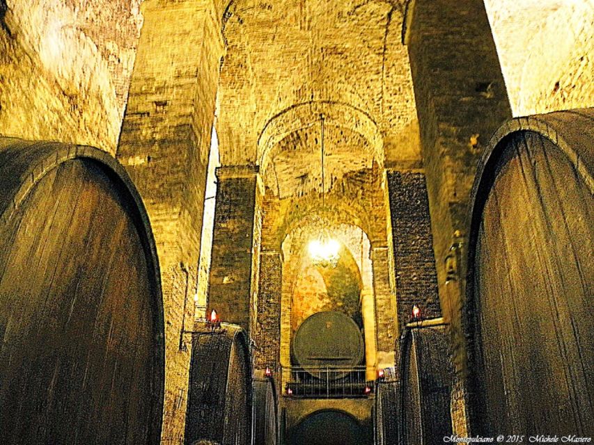 Montepulciano: Wine Tasting and Cellar Tour - Entering Montepulciano’s underground wine world