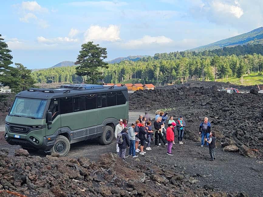 Mount Etna: North Upper Craters Guided Tour by 4x4 with Trek - The 2002 lava flow and the ruined Le Betulle Hotel