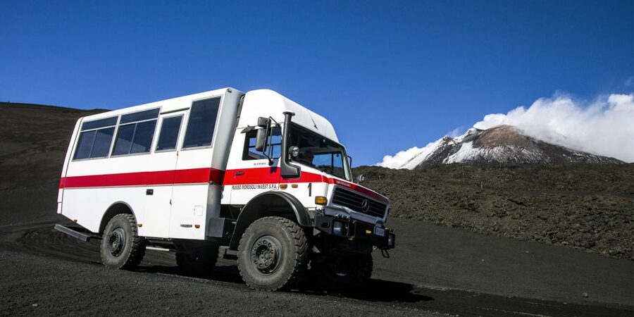 Mount Etna: Roundtrip Cable Car and 4x4 Bus Ticket - The 4x4 ride across volcanic ground