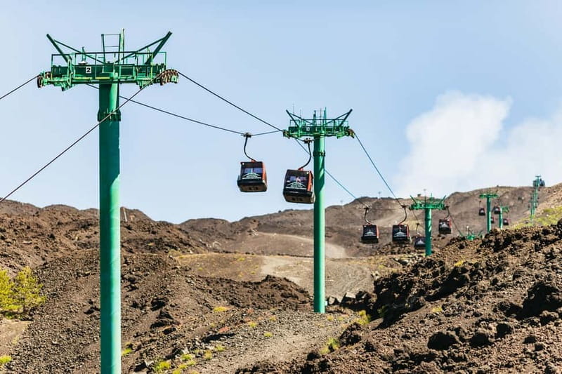Mount Etna: Summit Trek with Cable Car and snack included - Walking toward the summit craters