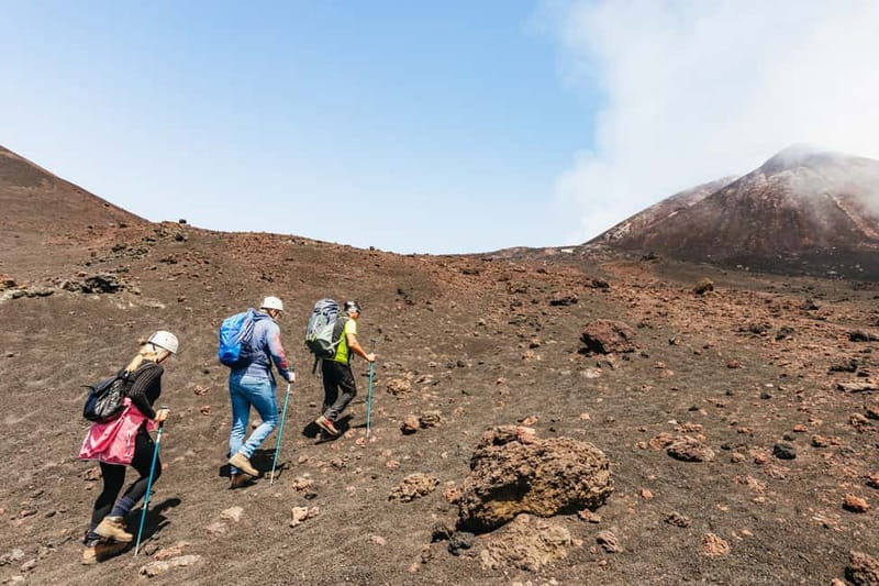 Mount Etna: Summit Trek with Cable Car and snack included - What you see around the active craters