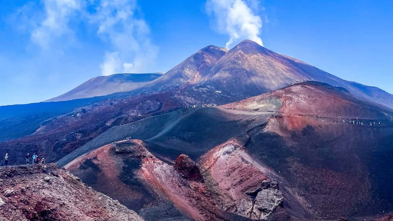 Mount Etna: Trek to 3000m with cable car and jeep - Recent Lava, a 2002 Vent, and the Lava Channel