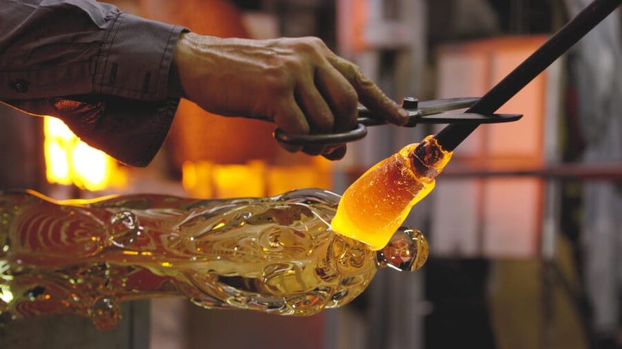 Murano: Glass Blowing Demonstration and Artistic Glass Gift - Entering the former monastery at Gino Mazzuccato