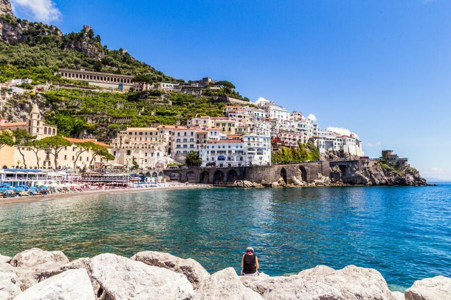 Naples: Boat Tour to Positano, Amalfi and Ravello - Sorrento’s coast, Queen Giovanna’s Baths, and Punta Campanella
