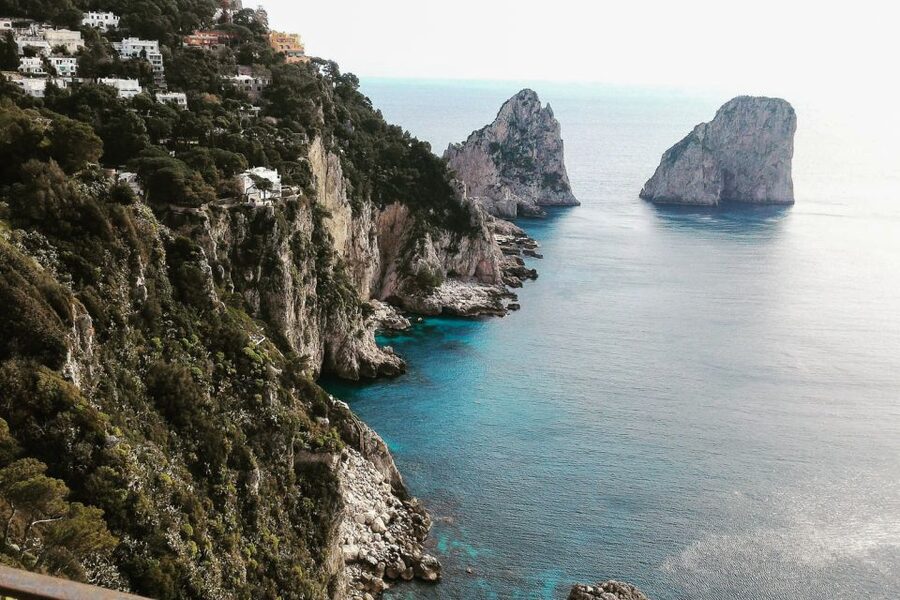 Naples: Day Trip to Pompeii and Capri - Walking through Pompeii with a guide