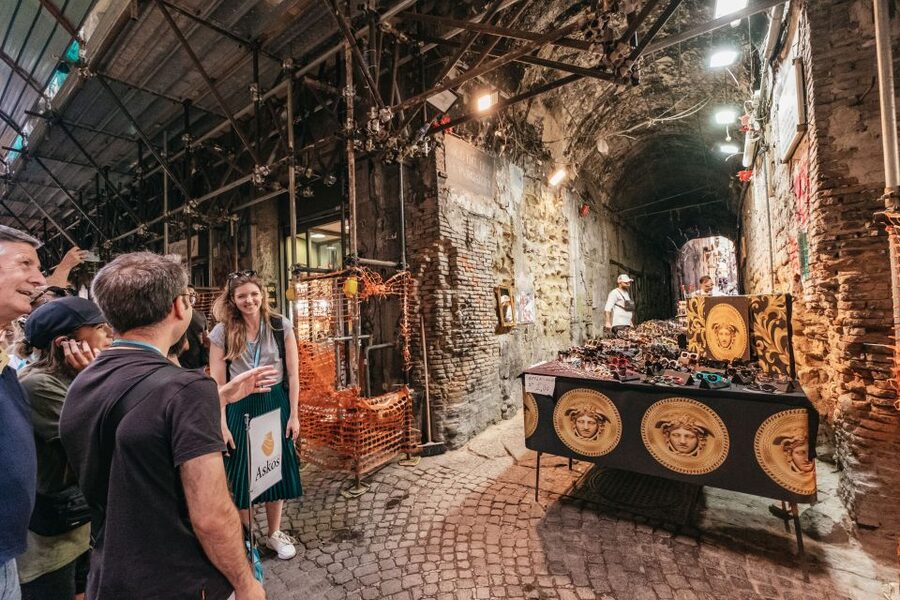 Naples: Downtown Tour with Veiled Christ & St Clare Tickets - Naples Cathedral and the finish near Saint Gennaro