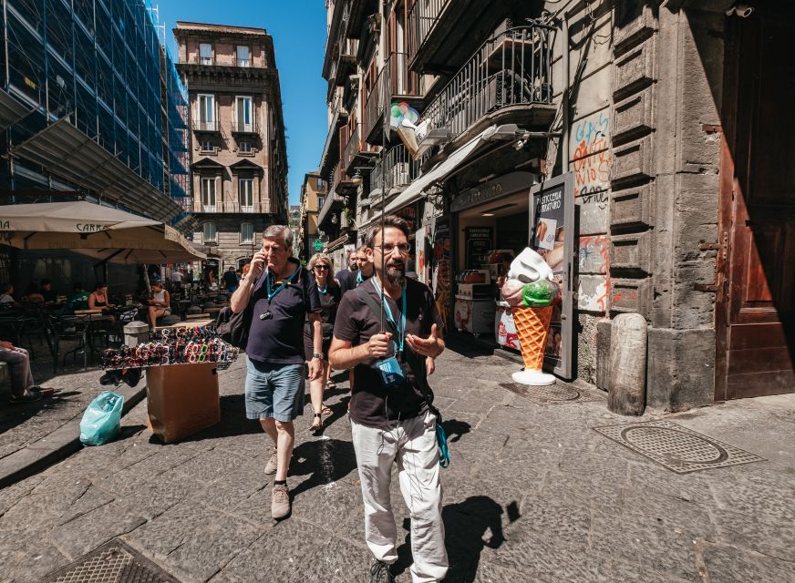 Naples: Downtown Tour with Veiled Christ & St Clare Tickets - Spaccanapoli shows Naples at street level