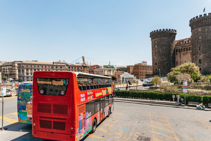Naples: Hop-on Hop-off Bus Tour 24-Hour Ticket - Line B from the port to Posillipo