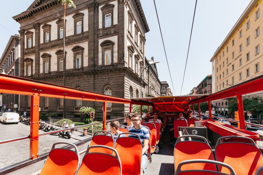 Naples: Hop-on Hop-off Bus Tour 24-Hour Ticket - Seats, audio, and the pace of the ride
