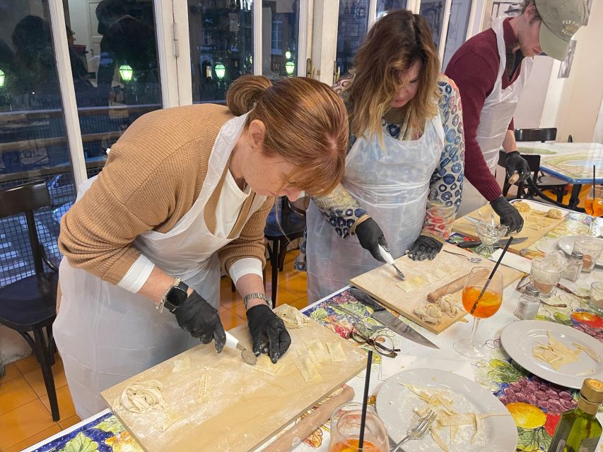 Naples: Pasta Cooking Class with Tiramisù and a Drink - Tiramisù first, pasta second