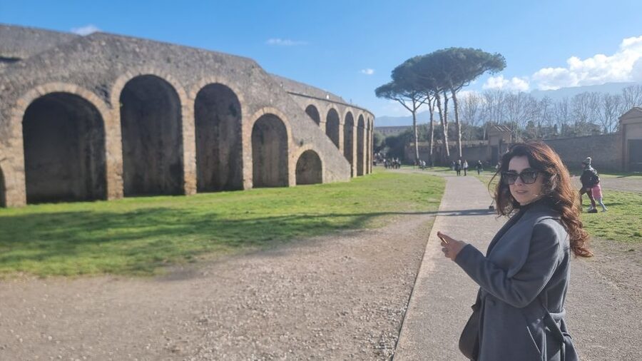 Naples: Pompeii Self Guided Audio Tour - The amphitheater and public life