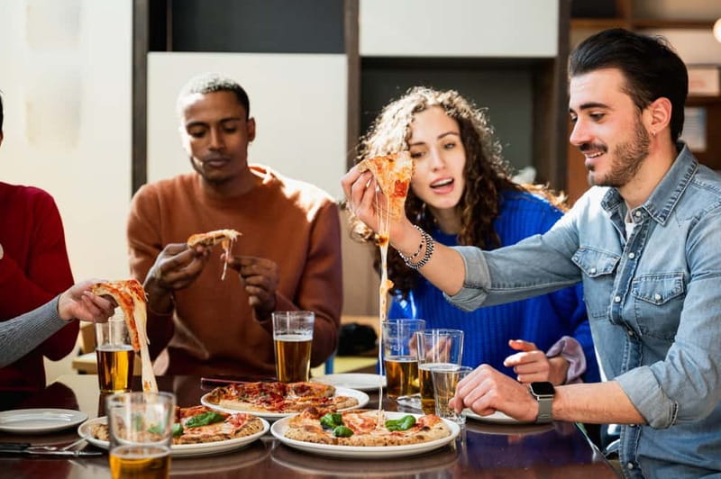 Naples: Premium Pizza-Making Class at a Pizzeria - Topping a classic Margherita