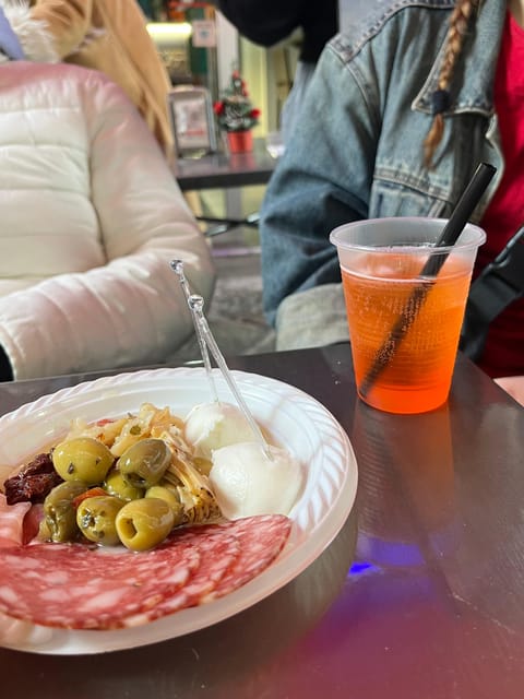 Naples: Street Food Experience With 6 Stops - The opening spread: spritz, mozzarella, and local cold cuts