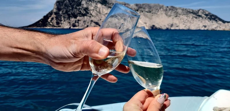 Olbia: Boat tour to watch Dolphins and snorkeling - Setting out from Olbia on a compact boat