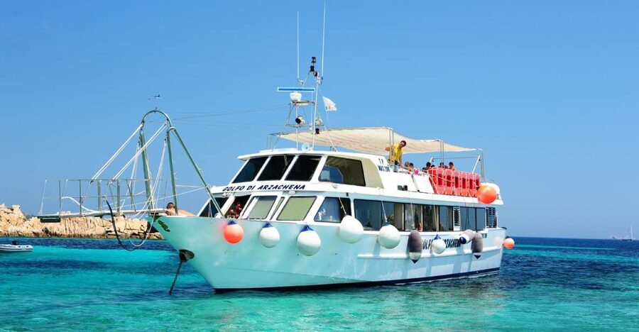 Olbia: Maddalena Archipelago Boat Tour with Minibus Transfer - First views of Caprera and Santo Stefano