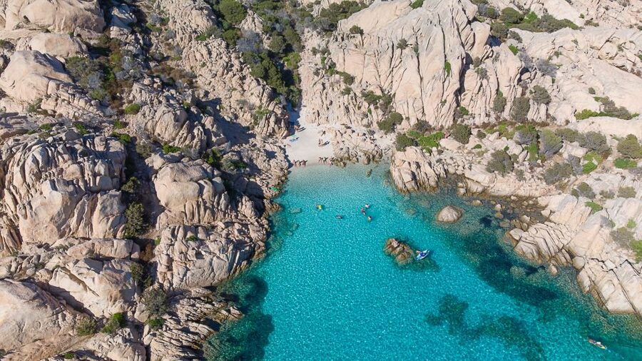 Palau: La Maddalena Archipelago and Caprera Island Boat Tour - Santa Maria and the open-water swim