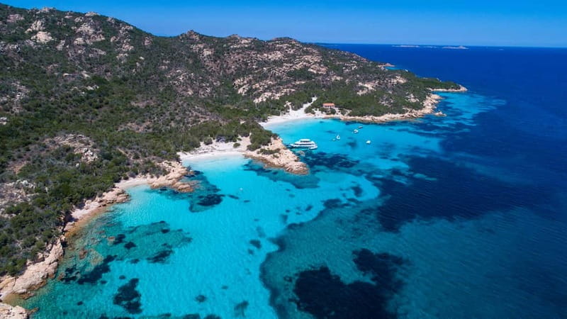 Palau: La Maddalena Archipelago Comfort Boat Tour with Stops - Starting at Palau and settling in on board