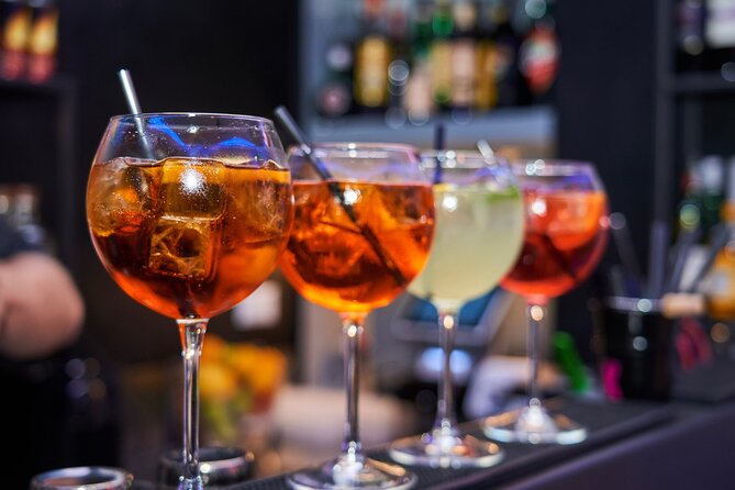 Pasta Cooking Class Near the Colosseum with 3 Spritz Cocktails - The spritz sequence: Aperol, Hugo, then Limoncello