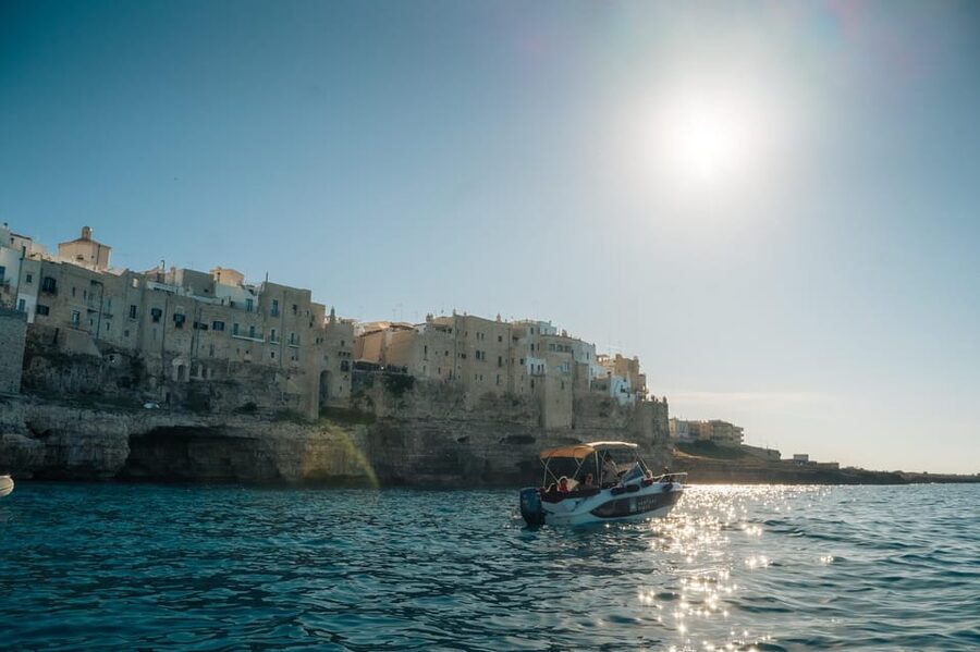 Polignano Sea Caves: Boat Tour with Snorkeling & Aperitif - Grotta Ardito and the Cala Paura shoreline
