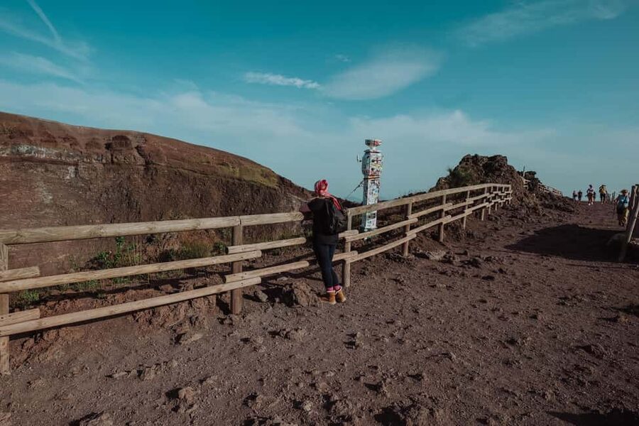 Pompeii and Mount Vesuvius excursion from Naples - The break between volcano and ruins