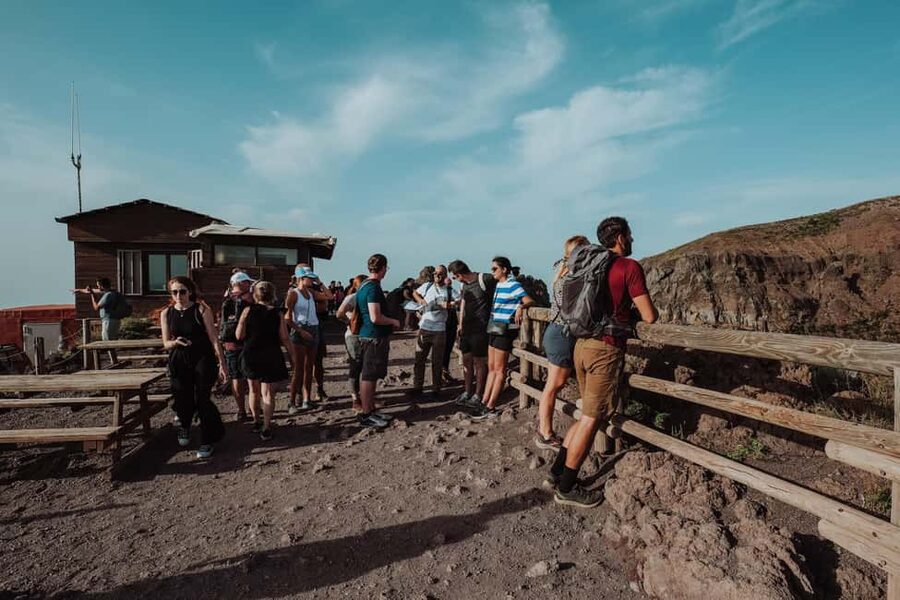 Pompeii and Mount Vesuvius excursion from Naples - Entering Pompeii through Porta Marina