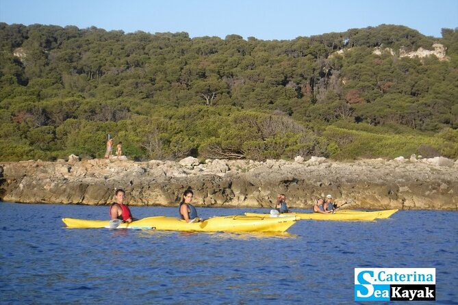 Porto Selvaggio kayak tour + cliff diving + cold spring immersion - The Gaia Cave swim adds the adventure