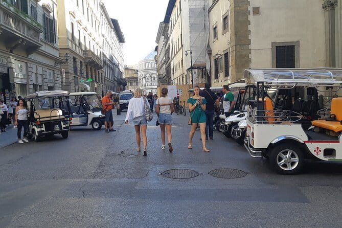Private Florence Tour by Golf Cart ETukTuk with Audio Guide - Dante, San Firenze, and the final central loop