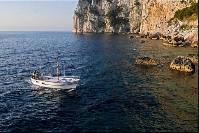 Private tour in a typical Capri boat - Punta Carena, the Fortini walk, and the western coast