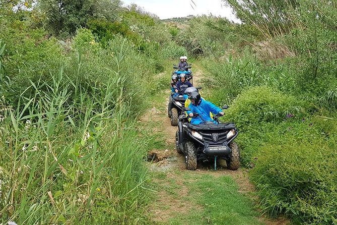 Quad Tour Excursion from the Castle to the Sea - Riding the coast at Piana Grande