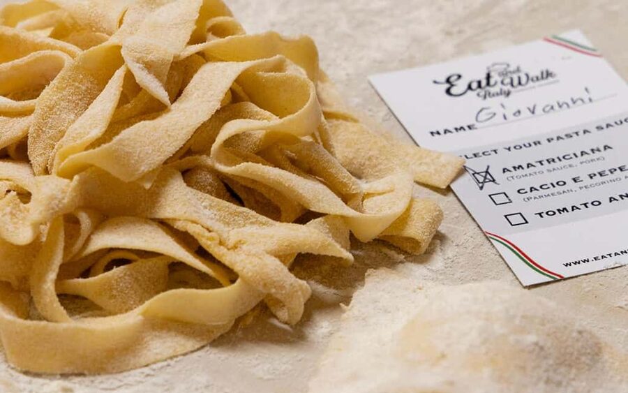 Rome: 3-in-1 Fettuccine, Ravioli, and Tiramisu Cooking Class - Choosing your fettuccine sauce
