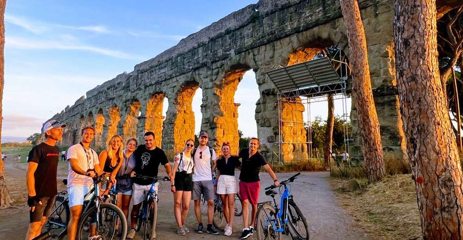 Rome: Appian Way & Catacomb Sunset E-bike Tour with Aperitif - Key points to know before booking