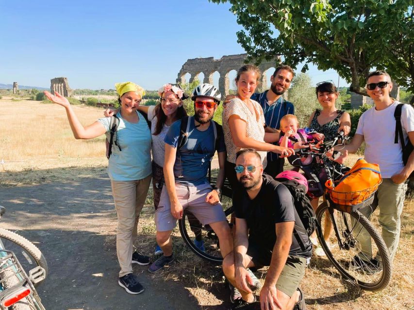 Rome: Appian Way & Catacomb Sunset E-bike Tour with Aperitif - Sunset at the Park of the Aqueducts