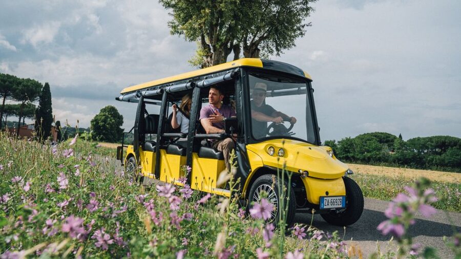 Rome: Appian Way Golf Cart Tour with Roman Catacombs Entry - Guide quality and group atmosphere