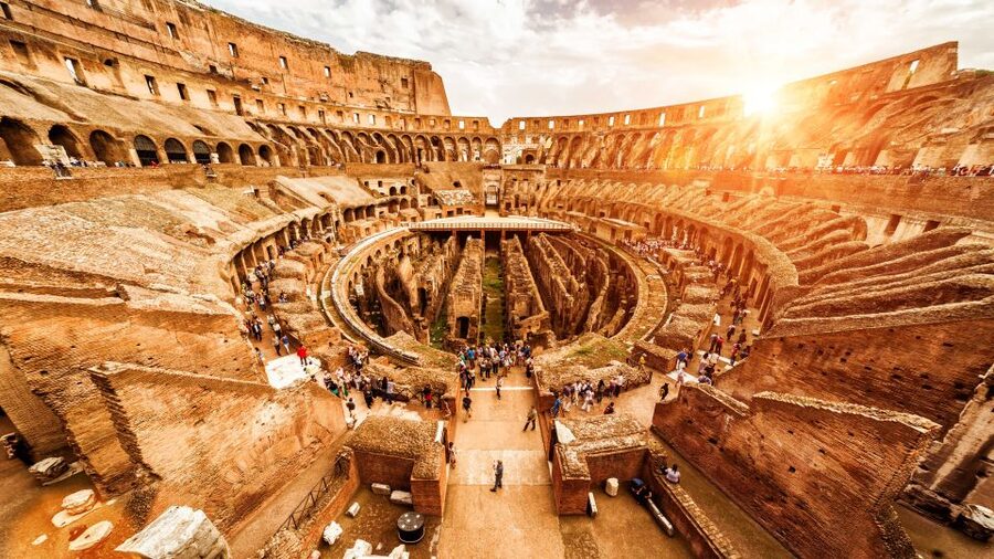 Rome: Arena of Colosseum, Roman Forum and Palatine Hill - Walking through the Roman Forum