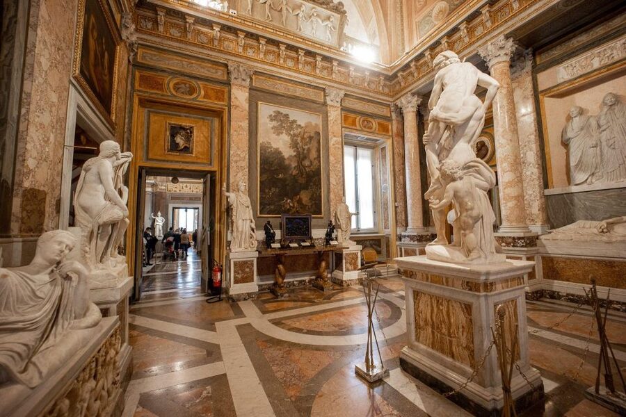 Rome: Borghese Gallery Small Group Guided Tour - Bernini’s marble turns movement into drama