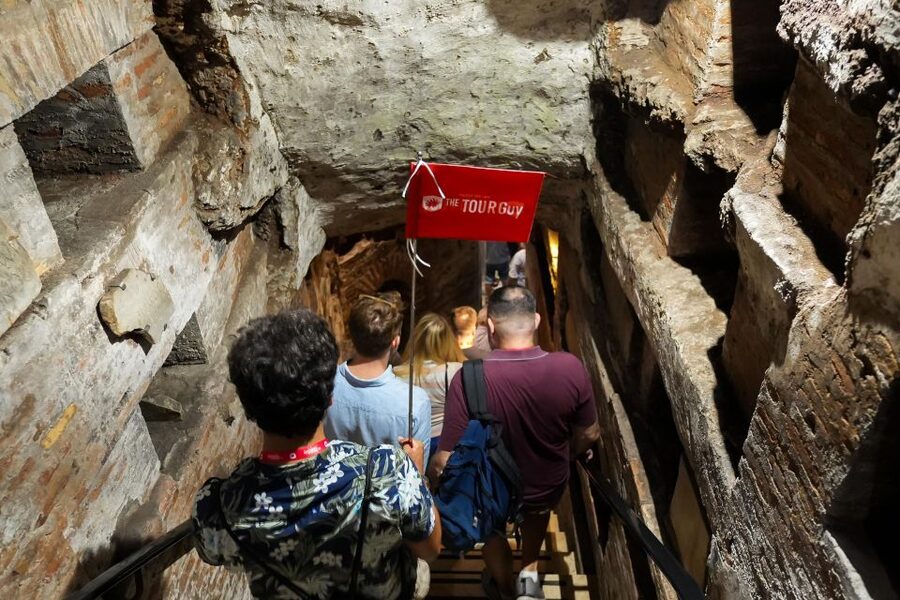 Rome: Catacombs and Capuchin Crypt Guided Tour with Transfer - The ride from central Rome to the catacombs