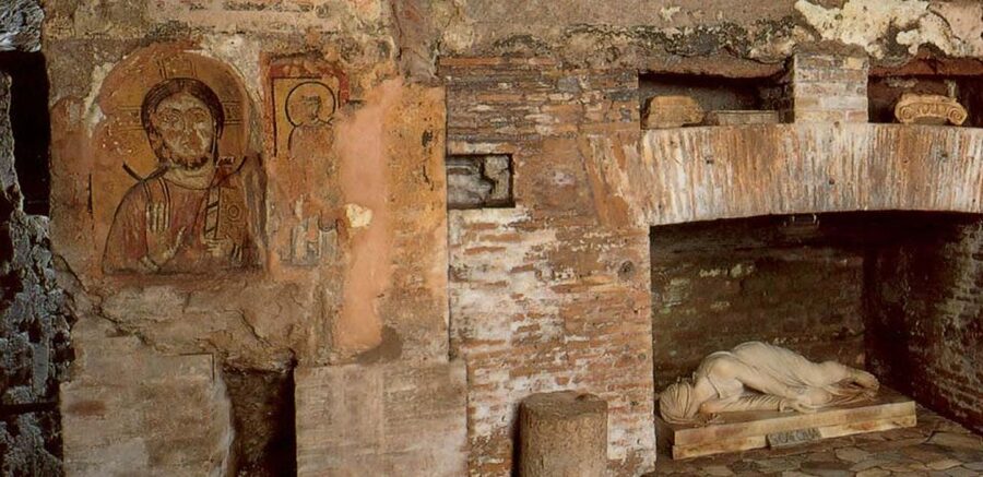 Rome: Catacombs of St. Callixtus Entry Ticket & Guided Tour - The guided route underground