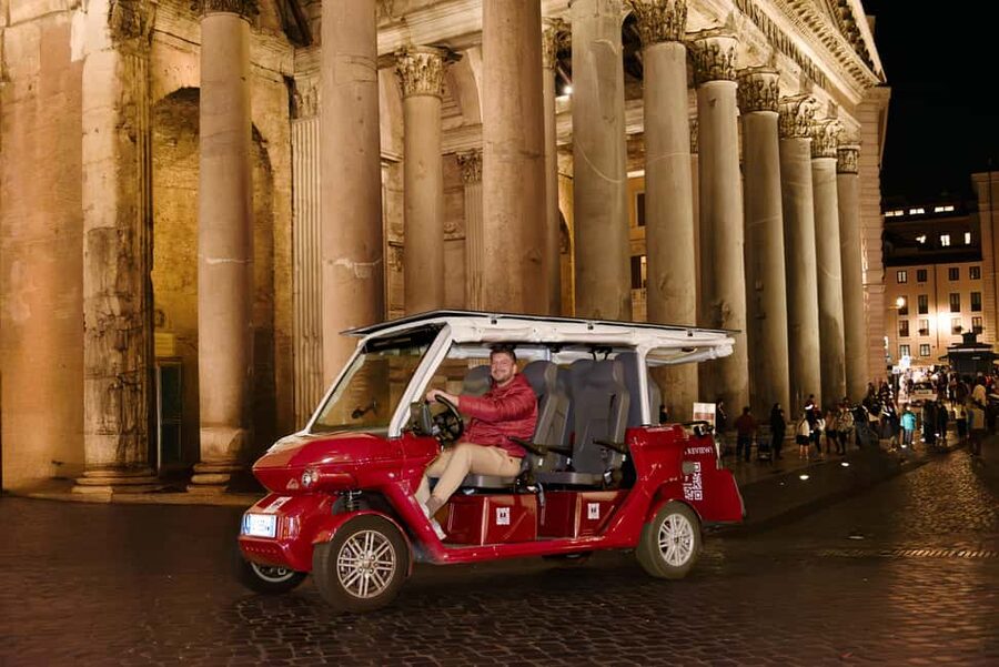 Rome: City Golf Cart at Night Tour - Starting at Piazza del Popolo