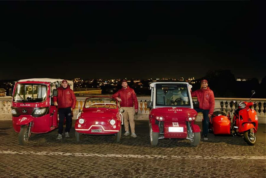 Rome: City Golf Cart at Night Tour - Piazza di Spagna and the Trevi Fountain