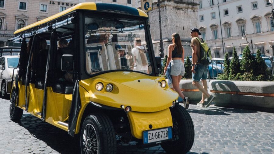 Rome: City Highlights Golf Cart Tour with Local Guide - Largo Argentina and Julius Caesar