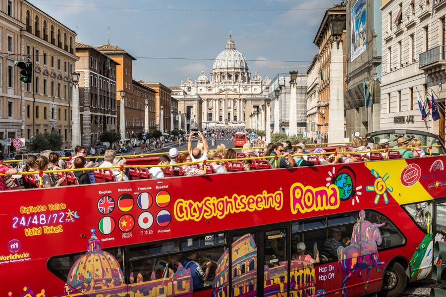 Rome: City Sightseeing Hop-on Hop-off Bus with Audioguide - Villa Borghese, the Spanish Steps, and Trevi Fountain