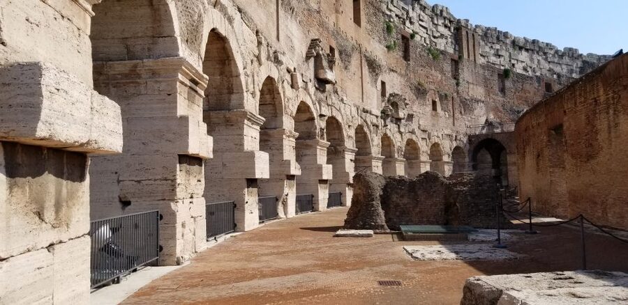Rome: Colosseum, Ancient Rome Tour or Self AudioGuided Tour - Entering the Colosseum’s first and second tiers